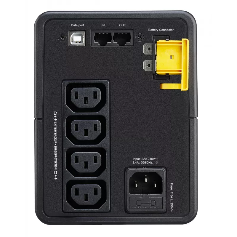 APC Back-UPS BX750MI - 750VA, 4x C13, USB, Line-Interactive, 0.75 kVA, 410 W, Sine, 140 V, 300 V