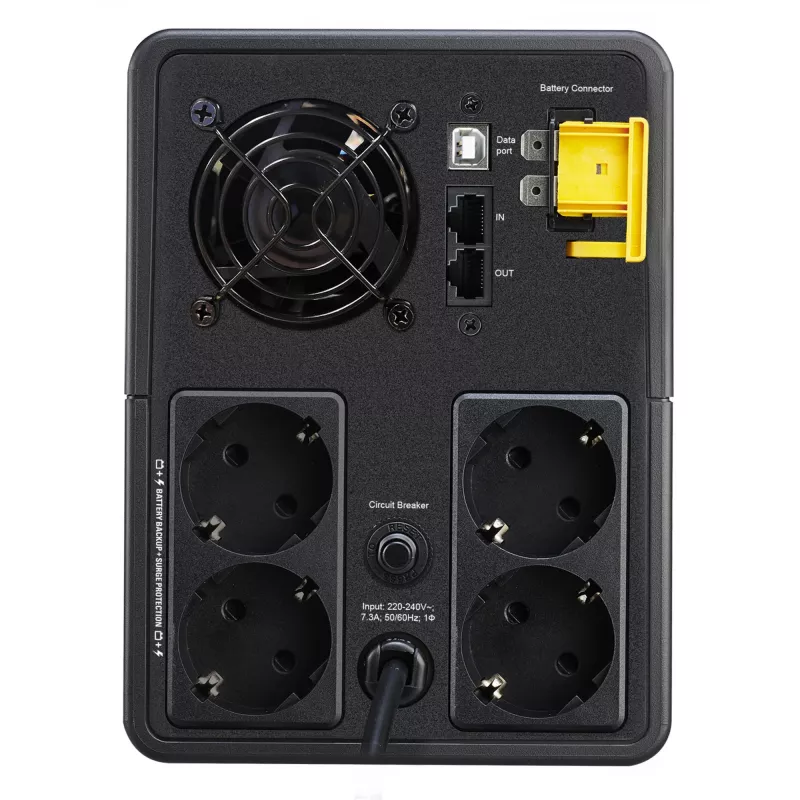 APC Back-UPS, 1600VA, Tower, 230V, 4x gniazda CEE 7/7 Schuko, AVR