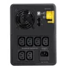 APC Back-UPS, 1600VA, Tower, 230V, 6x gniazd IEC C13, AVR, Line-Interactive, 1,6 kVA, 900 W, sinus, 140 V, 300 V