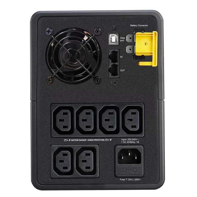 APC Back-UPS, 1600VA, Tower, 230V, 6x gniazd IEC C13, AVR, Line-Interactive, 1,6 kVA, 900 W, sinus, 140 V, 300 V