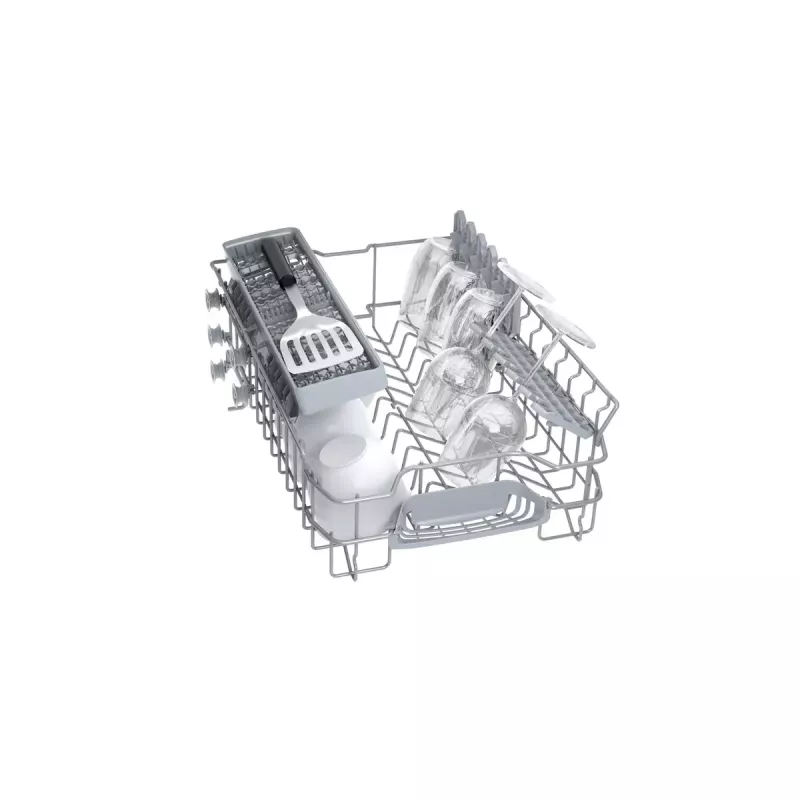 Zmywarka do zabudowy Bosch Serie 2 SPV2IKX10E, wąska 45 cm, 9 kompletów, 48 dB, 5 programów, zbiornik ze stali nierdzewnej