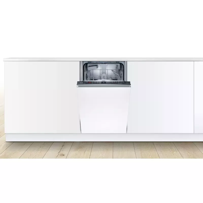 Zmywarka do zabudowy Bosch Serie 2 SPV2IKX10E, wąska 45 cm, 9 kompletów, 48 dB, 5 programów, zbiornik ze stali nierdzewnej