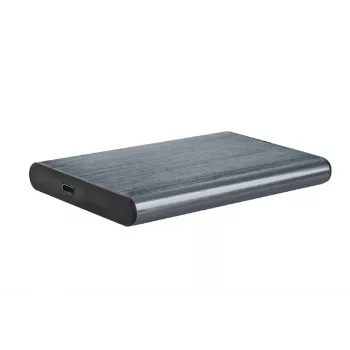 Obudowa GEMBIRD USB 3.1 na dysk 2,5 inch SATA HDD z portem Type-C, szczotkowane aluminium - szary