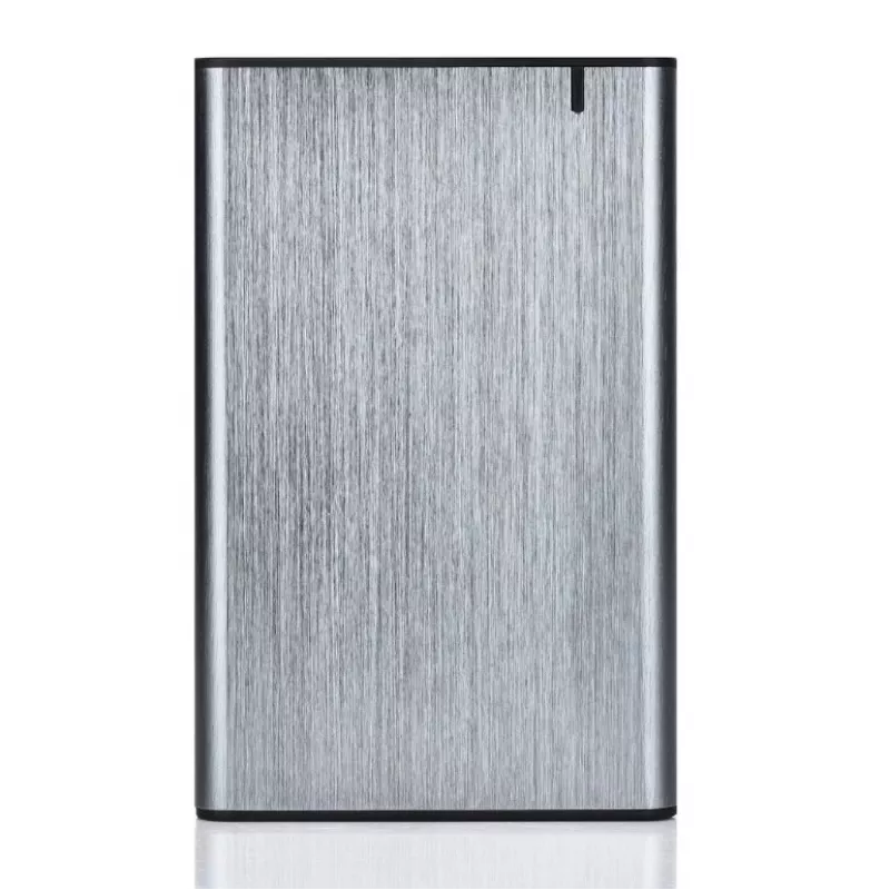 Obudowa GEMBIRD USB 3.1 na dysk 2,5 inch SATA HDD z portem Type-C, szczotkowane aluminium - szary
