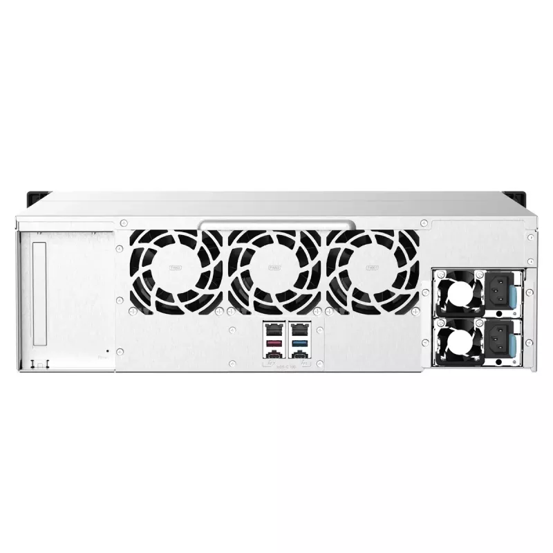 QNAP TS-1673AU-RP-16G Serwer NAS/magazynowy Rack (3U) Ryzen Embedded V1500B 16 GB DDR4 0 TB QNAP QTS Czarny, Szary