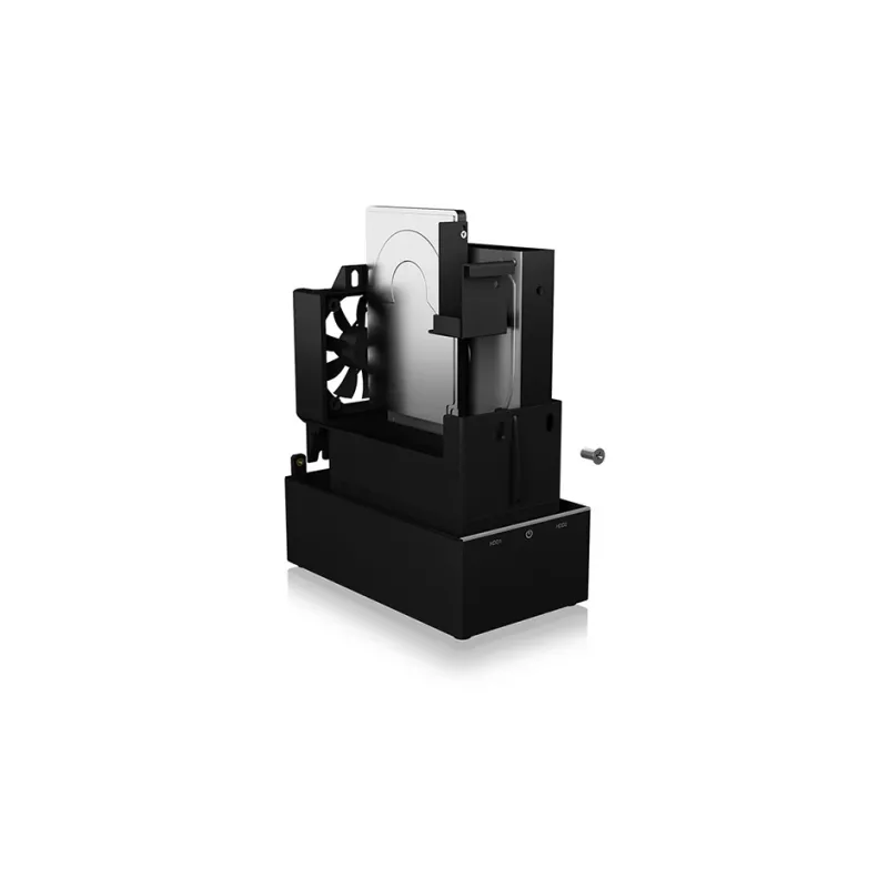 ICY BOX IB-RD3621-C31 macierz dyskowa 0 TB Desktop Czarny