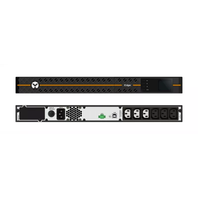 Vertiv Liebert Edge Zasilacz awaryjny (UPS) - 1000VA 900W 230V 1U Line Interactive AVR Rack Mount | 0.9 PF