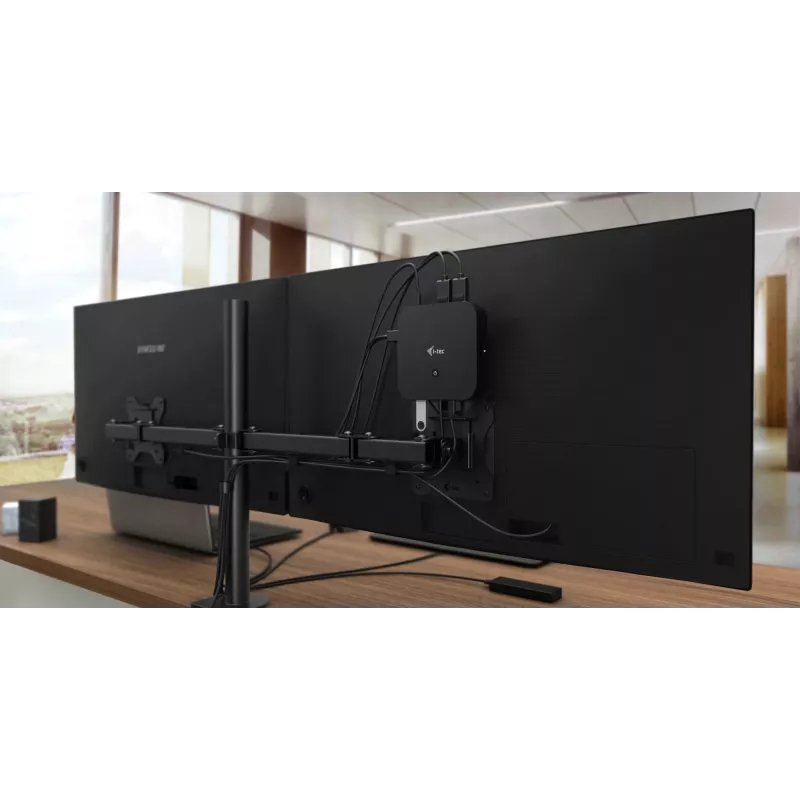 i-tec USB-C Dual Display Docking Station z Power Delivery 100 W + uniwersalna ładowarka 100 W
