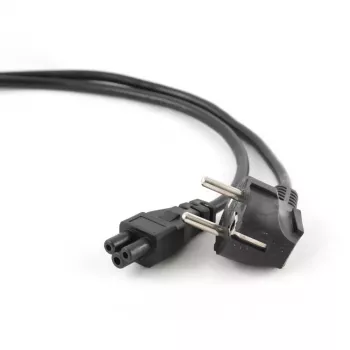 Kabel zasilający GEMBIRD PC-186-ML12-1M — 1 m, wtyk CEE7/7 (męski) do wtyku C5, czarny