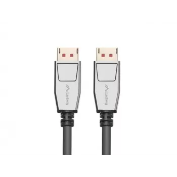 Kabel DisplayPort LANBERG CA-DPDP-20CU-0018-BK 1.8 m DisplayPort 1.4 32.4 Gbit/s HDR Pozłacane styki