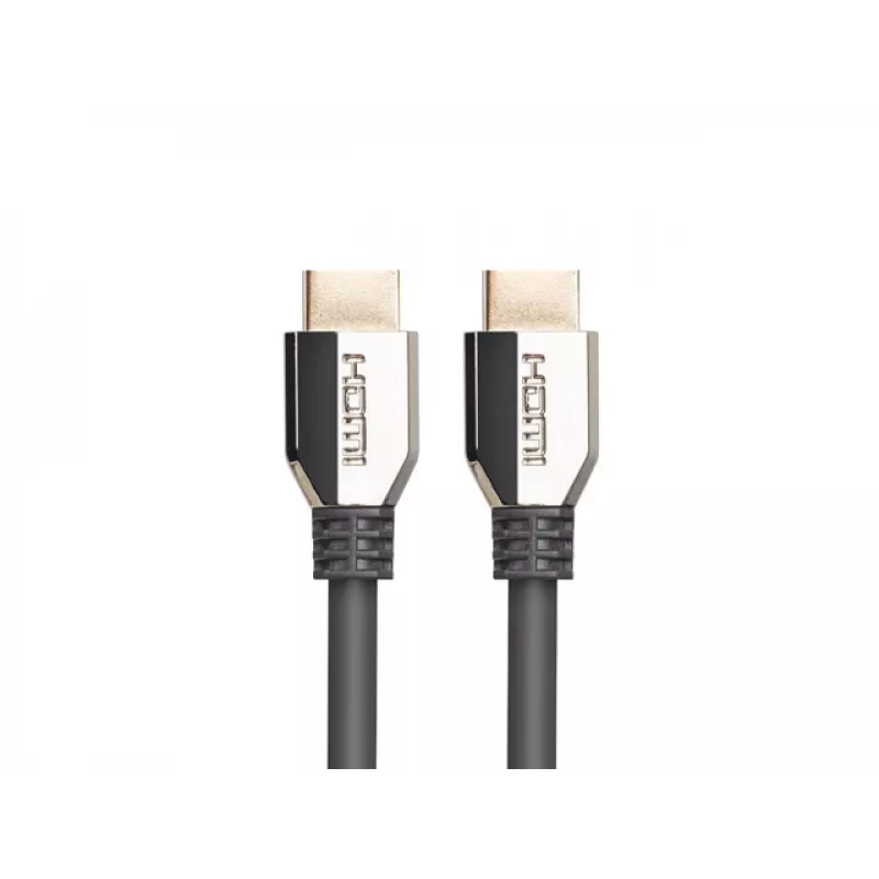 Kabel HDMI LANBERG CA-HDMI-30CU-0018-BK — HDMI 2.1, 1.8 m, 48 Gbit/s, 7680×4320, 240 Hz, ARC, eARC/Ethernet