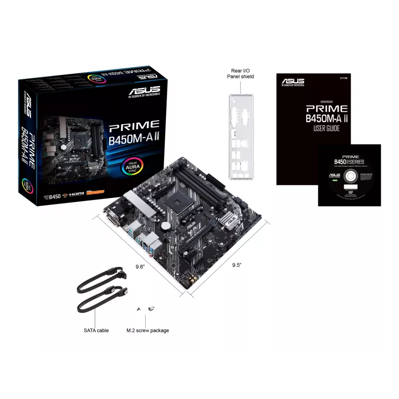 Płyta główna ASUS PRIME B450M-A II AMD B450 Socket AM4 micro ATX