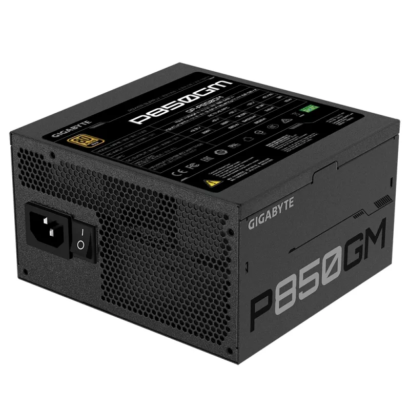 Zasilacz GIGABYTE P850GM 850 W 20+4 pin ATX ATX Czarny
