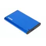 Obudowa HDD/SSD IBOX HD-05 — 2,5 cala SATA III, USB 3.2 Gen 1 (Micro-USB B), do 10 TB, niebieska
