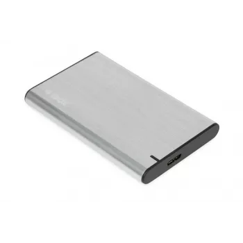 Obudowa HDD/SSD IBOX HD-05 — 2,5 cala SATA III, USB 3.2 Gen 1 (5 Gbit/s), Micro-USB B, do 10 TB, szary