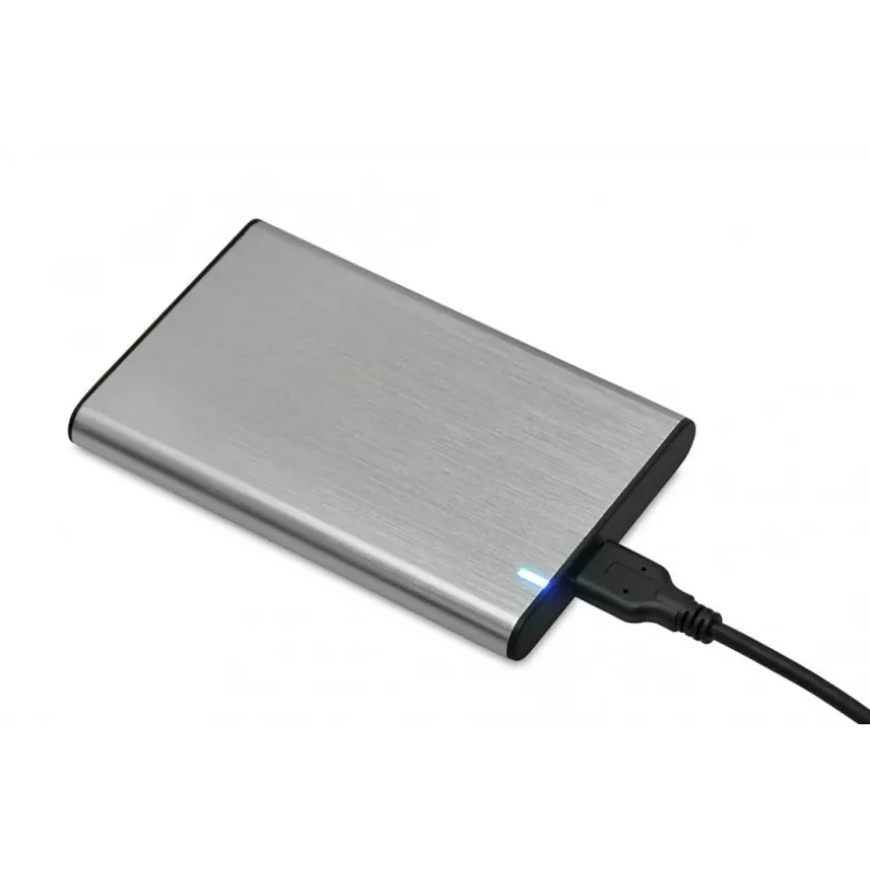 Obudowa HDD/SSD IBOX HD-05 — 2,5 cala SATA III, USB 3.2 Gen 1 (5 Gbit/s), Micro-USB B, do 10 TB, szary