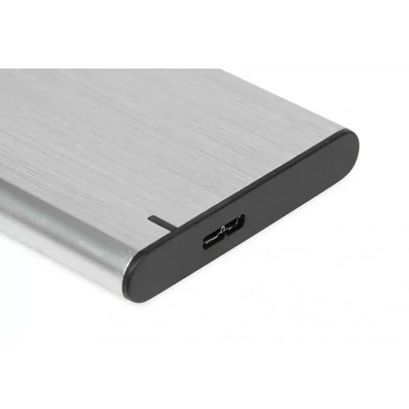 Obudowa HDD/SSD IBOX HD-05 — 2,5 cala SATA III, USB 3.2 Gen 1 (5 Gbit/s), Micro-USB B, do 10 TB, szary