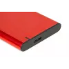 Obudowa na dysk HDD/SSD IBOX HD-05 Czerwona 2.5 cala — USB 3.2 Gen 1 (5 Gbit/s), JMicron JMS578, do 10 TB