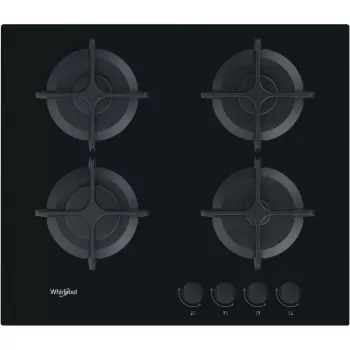 Płyta gazowa Whirlpool AKT 616/NB Czarna do zabudowy 60 cm 4 strefy