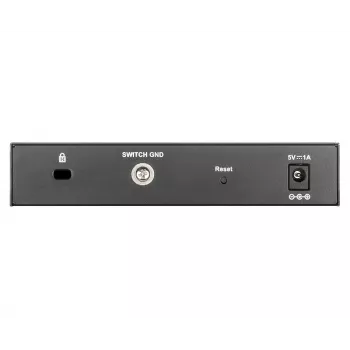 D-Link DGS-1100-08V2 Zarządzany przełącznik L2 Gigabit Ethernet (10/100/1000) Czarny