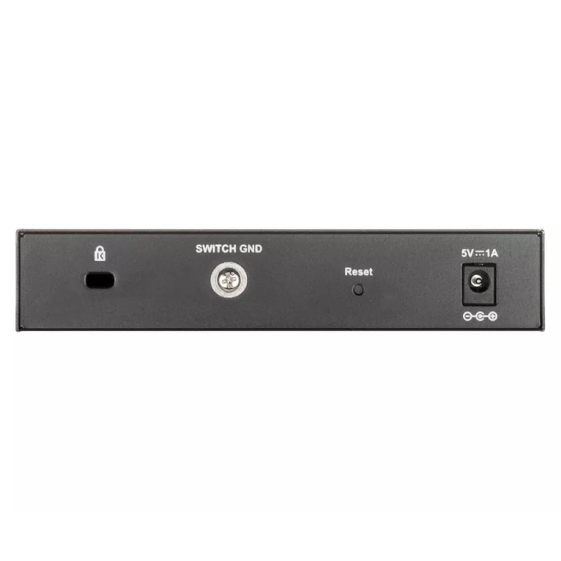D-Link DGS-1100-08V2 Zarządzany przełącznik L2 Gigabit Ethernet (10/100/1000) Czarny