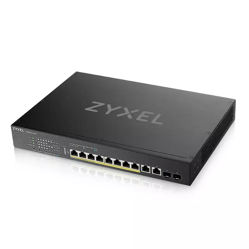 Zyxel XS1930-12HP-ZZ0101F przełącznik sieciowy zarządzany L3 10G Ethernet (100/1000/10000) Power over Ethernet (PoE) Czarny