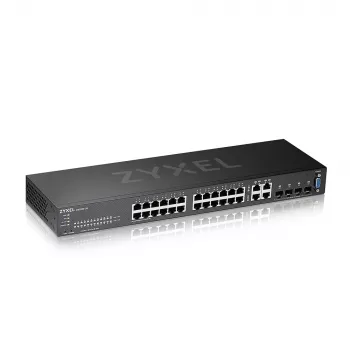 Zyxel GS2220-28-EU0101F przełącznik sieciowy Zarządzalny L2 Gigabit Ethernet (10/100/1000) Czarny