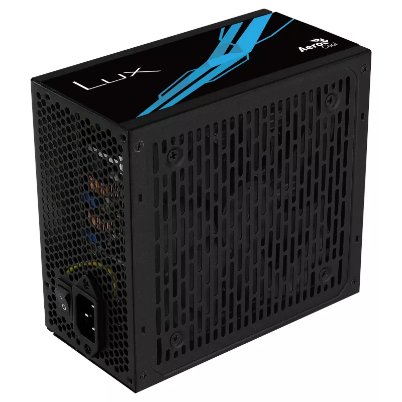 Zasilacz Aerocool LUX650 650W 80 Plus Bronze 230V 88% Sprawności Czarny