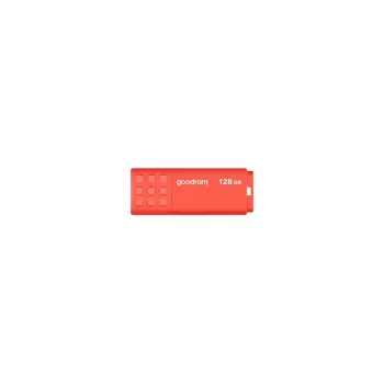 Pamięć USB GOODRAM UME3 128 GB USB Type-A 3.2 Gen 1, pomarańczowa, bez zatyczki, 60/20 MB/s