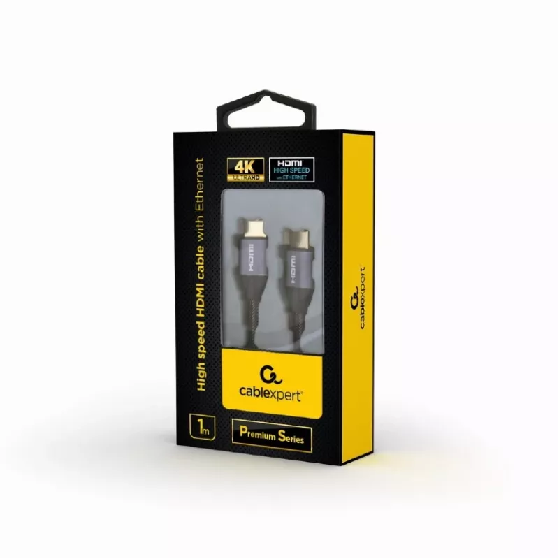 GEMBIRD High Speed HDMI kabel with Ethernet - Premium Series, 1m