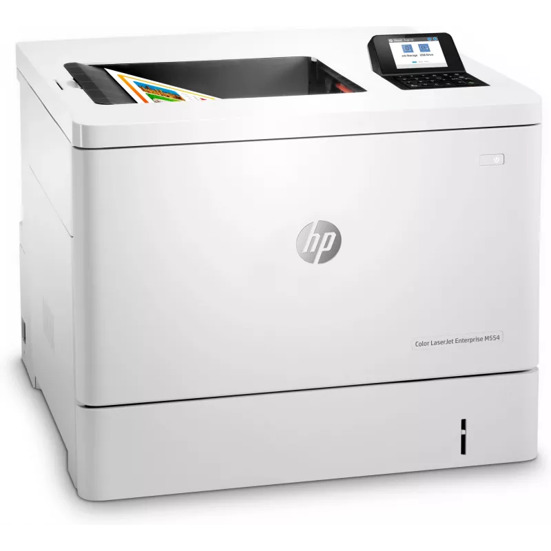 Drukarka HP Color LaserJet Enterprise M554dn, Laser, Kolor, 1200 x 1200 DPI, A4, 33 str./min, Drukowanie dwustronne