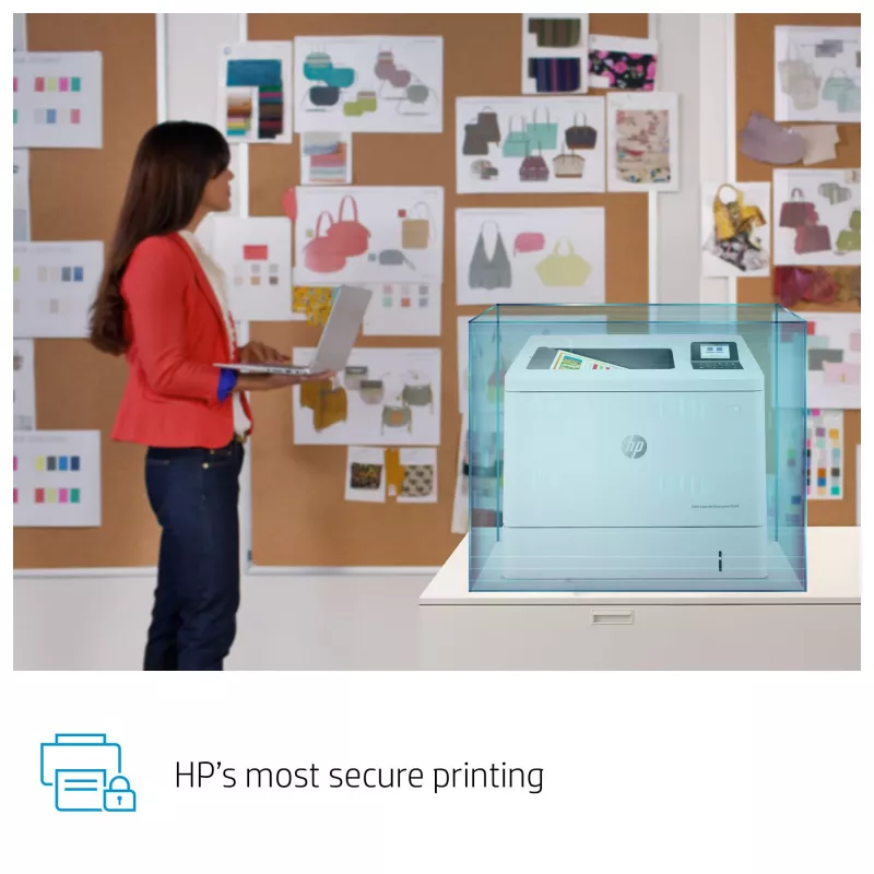 Drukarka HP Color LaserJet Enterprise M554dn, Laser, Kolor, 1200 x 1200 DPI, A4, 33 str./min, Drukowanie dwustronne