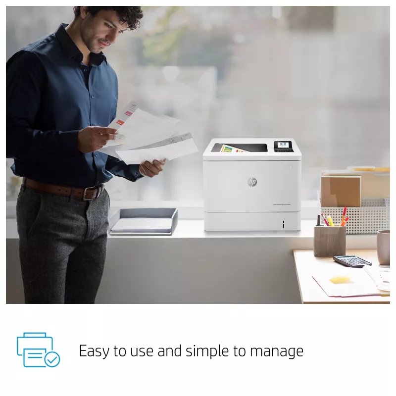Drukarka HP Color LaserJet Enterprise M554dn, Laser, Kolor, 1200 x 1200 DPI, A4, 33 str./min, Drukowanie dwustronne