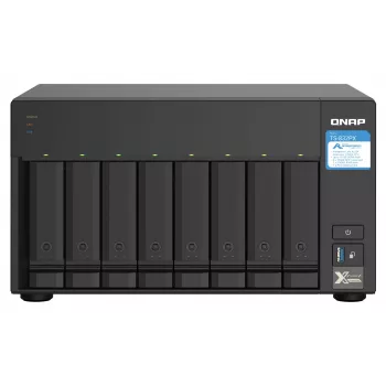 QNAP TS-832PX NAS Tower Annapurna Labs AL324 4 GB DDR4 0 TB QNAP Turbo System Aluminium, Czarny
