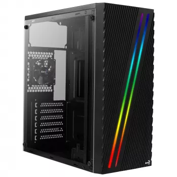 Aerocool Streak Midi Tower Czarny