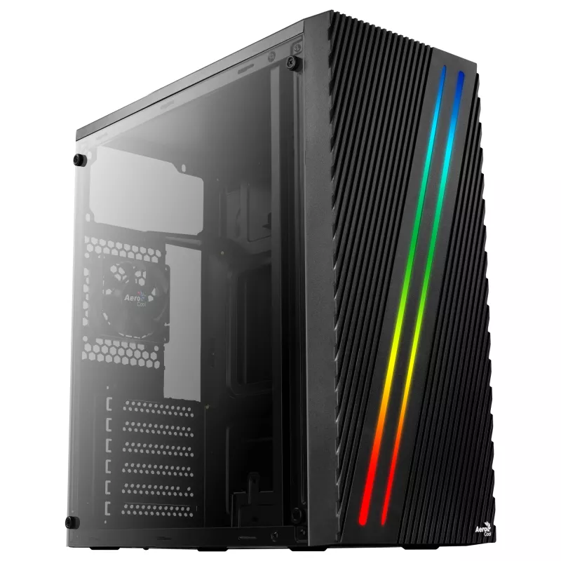 Aerocool Streak Midi Tower Czarny