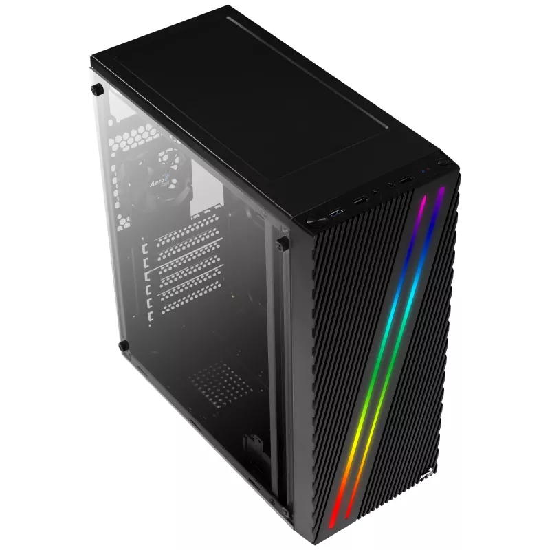 Aerocool Streak Midi Tower Czarny