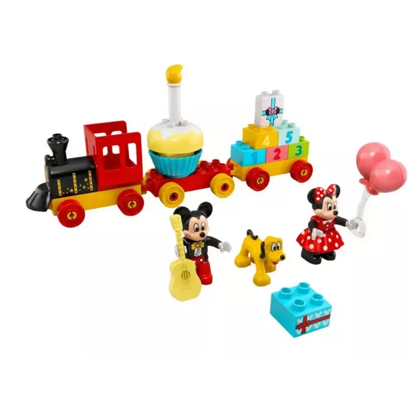 LEGO DUPLO zestaw 10941 Urodziny Myszki Miki i Minnie — figurki DUPLO, 22 elementy, dla dzieci od 2 lat