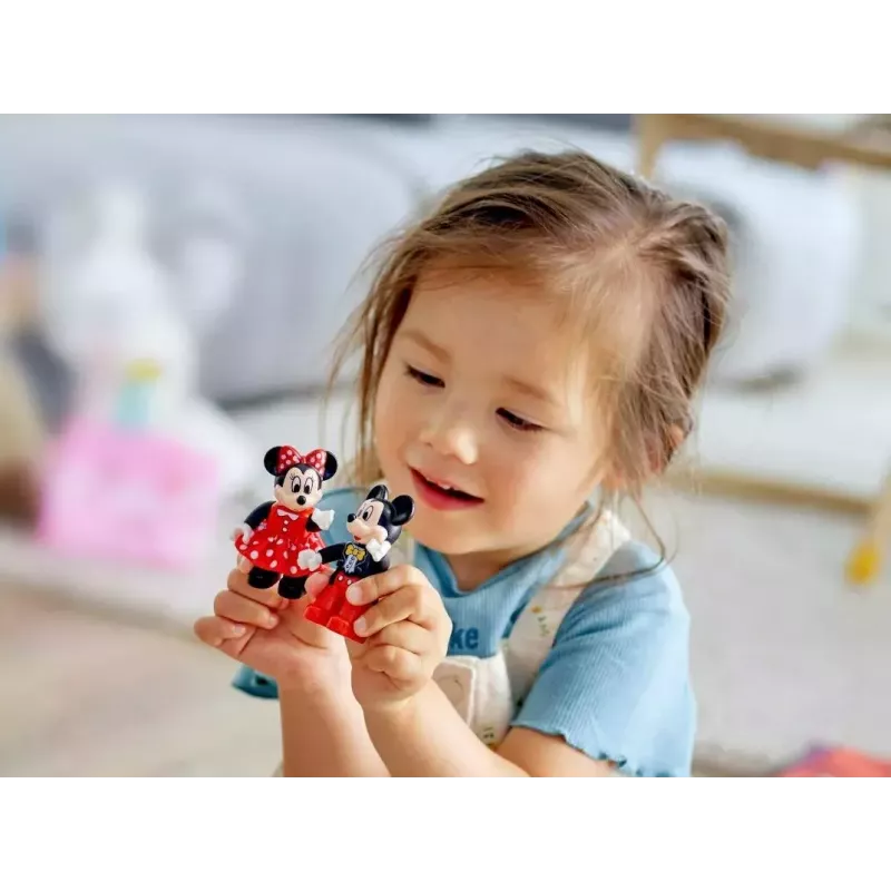 LEGO DUPLO zestaw 10941 Urodziny Myszki Miki i Minnie — figurki DUPLO, 22 elementy, dla dzieci od 2 lat