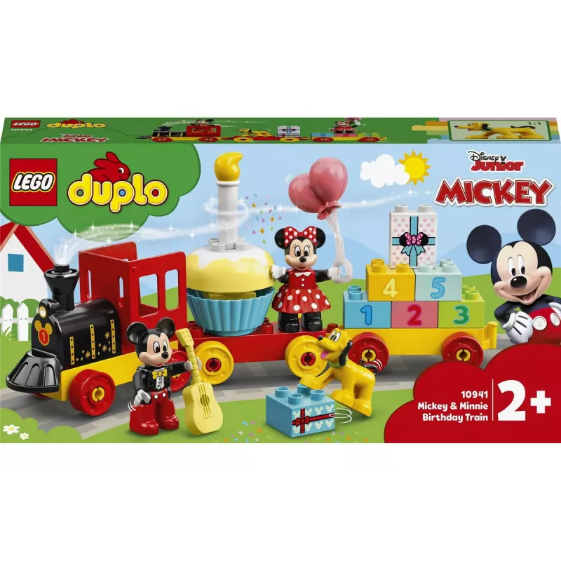 LEGO DUPLO zestaw 10941 Urodziny Myszki Miki i Minnie — figurki DUPLO, 22 elementy, dla dzieci od 2 lat