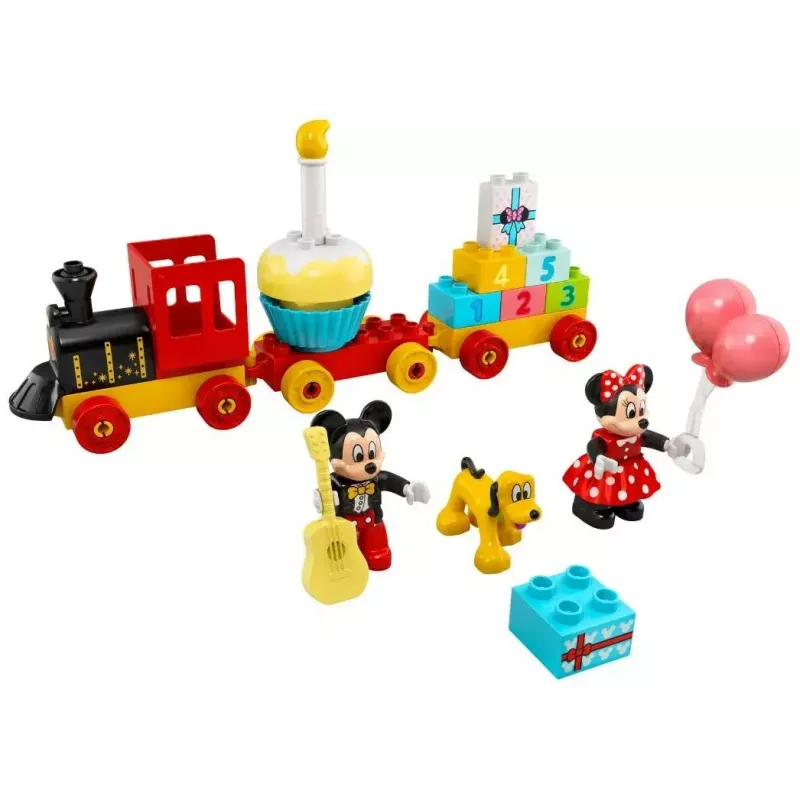 LEGO DUPLO zestaw 10941 Urodziny Myszki Miki i Minnie — figurki DUPLO, 22 elementy, dla dzieci od 2 lat