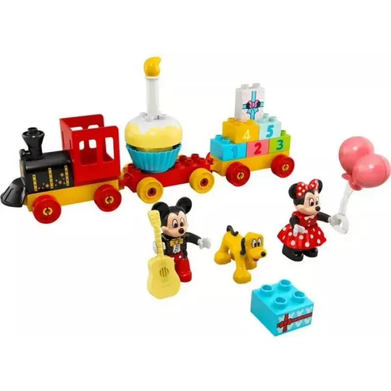 LEGO DUPLO zestaw 10941 Urodziny Myszki Miki i Minnie — figurki DUPLO, 22 elementy, dla dzieci od 2 lat