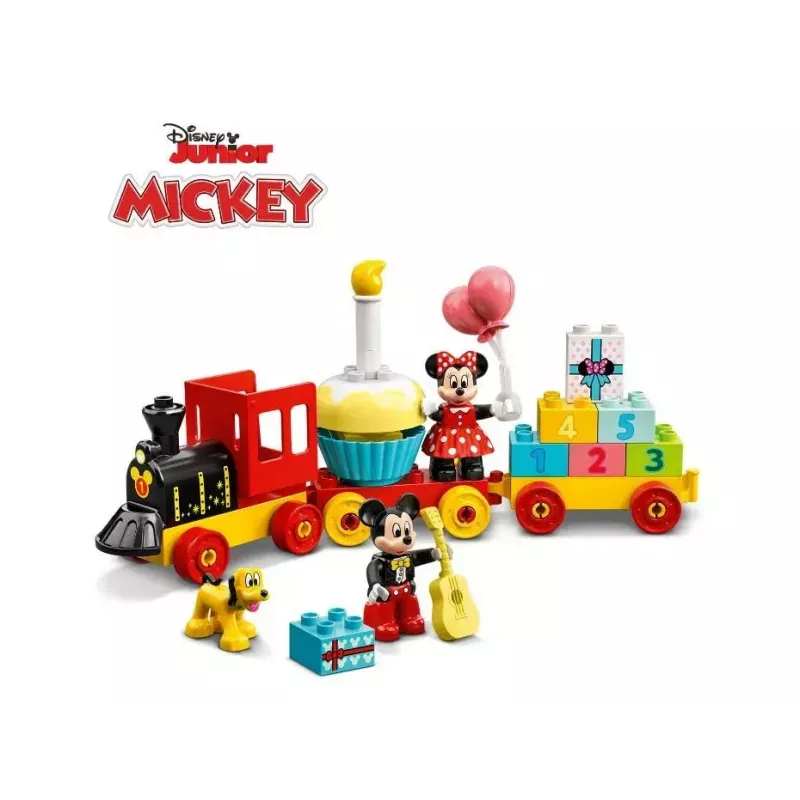 LEGO DUPLO zestaw 10941 Urodziny Myszki Miki i Minnie — figurki DUPLO, 22 elementy, dla dzieci od 2 lat