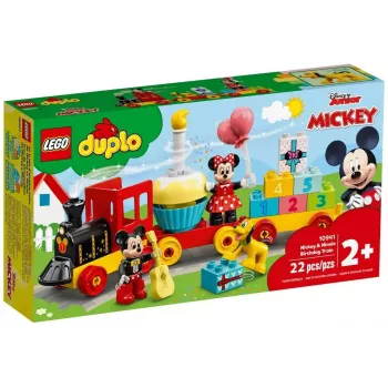 LEGO DUPLO zestaw 10941 Urodziny Myszki Miki i Minnie — figurki DUPLO, 22 elementy, dla dzieci od 2 lat