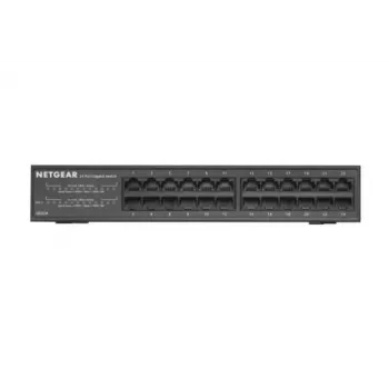 NETGEAR GS324 Niezarządzany Gigabit Ethernet (10/100/1000) Czarny