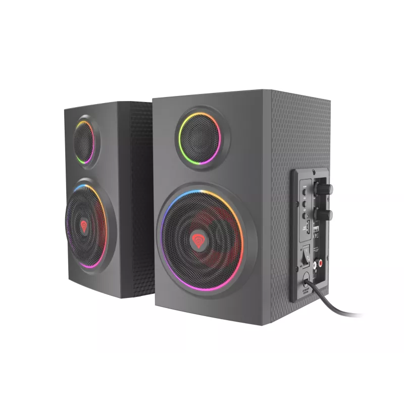 GENESIS Helium 300 BT zestaw głośnikowy 24 W PC/Laptop Czarny 2.0 kanały 2-way Bluetooth