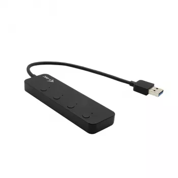USB Hub i-tec USB 3.0 Metal HUB 4 Port z indywidualnymi przełącznikami On/Off