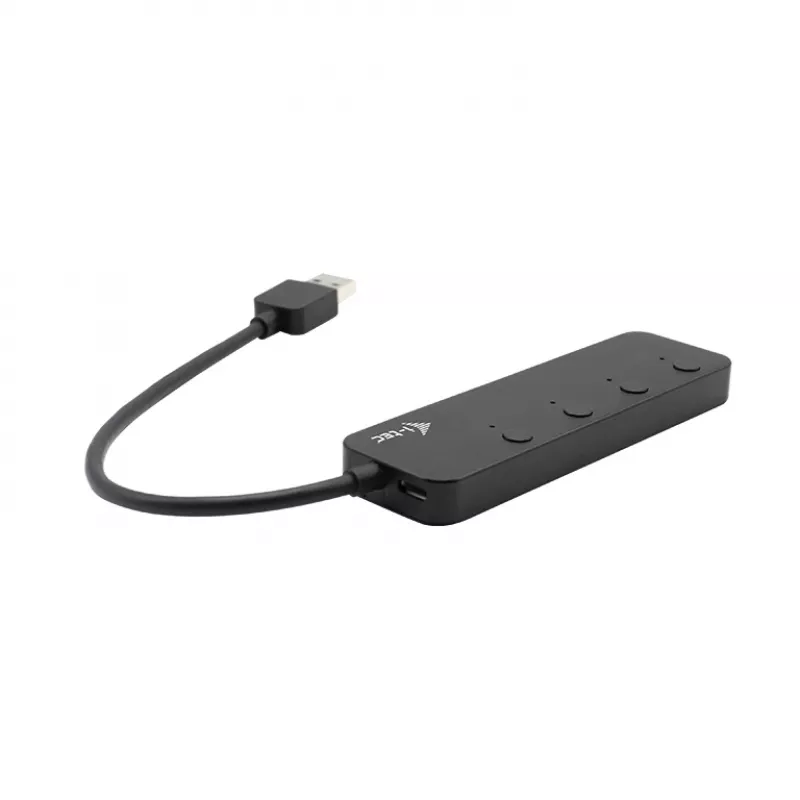 USB Hub i-tec USB 3.0 Metal HUB 4 Port z indywidualnymi przełącznikami On/Off