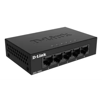 Przełącznik sieciowy D-Link DGS-105GL/E Niezarządzalny Gigabit Ethernet (10/100/1000) Czarny