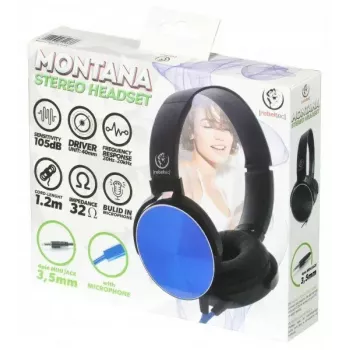 Słuchawki stereo Rebeltec MONTANA BLU